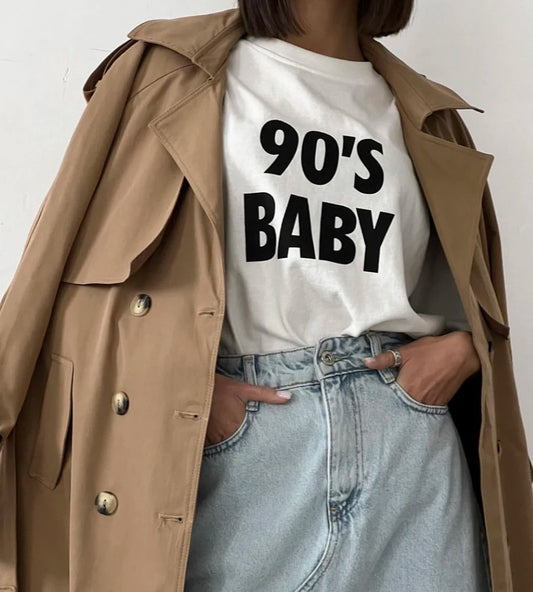 Hirsionsan Women's Oversized Aesthetic Letter T-Shirt