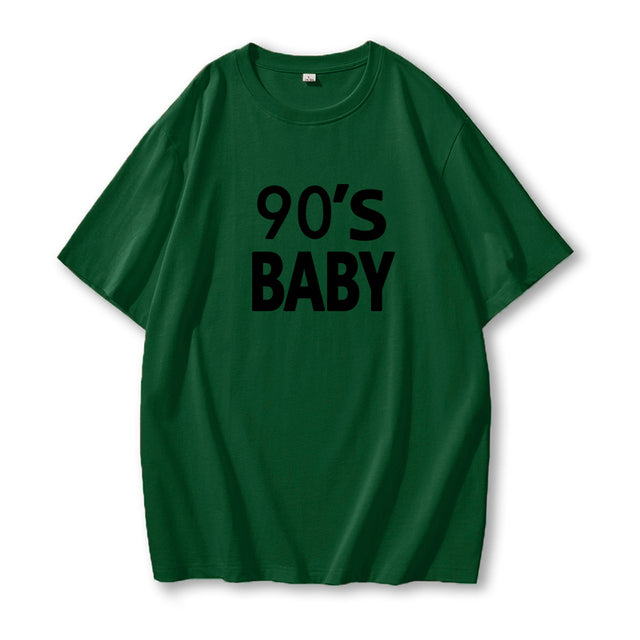 Hirsionsan Women's Oversized Aesthetic Letter T-Shirt
