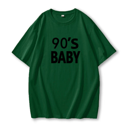 Hirsionsan Women's Oversized Aesthetic Letter T-Shirt