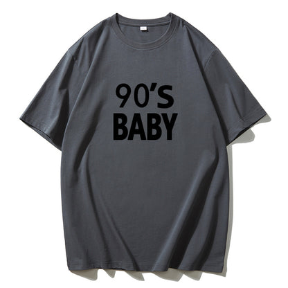 Hirsionsan Women's Oversized Aesthetic Letter T-Shirt