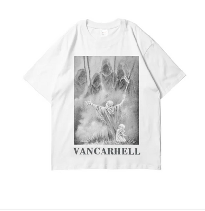 Oversized Skull Graphic T-Shirt